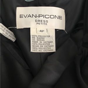 Evan Picone size 4P black dress